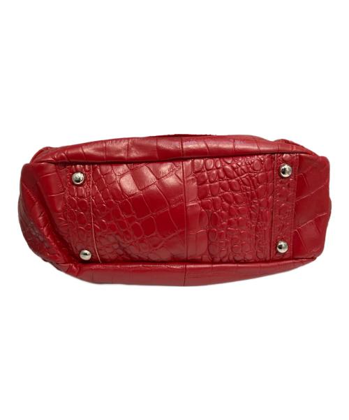 muta（ムータ）muta (ムータ) 型押し8バッグ レッドの古着・服飾アイテム