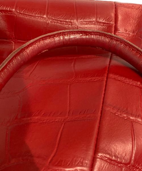 muta（ムータ）muta (ムータ) 型押し8バッグ レッドの古着・服飾アイテム