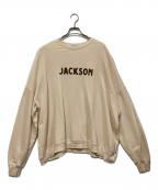 ordinary fitsオーディナリーフィッツ）の古着「【FRENCH Bleu別注】ORDINARY FITS プリントスウェット」｜アイボリー