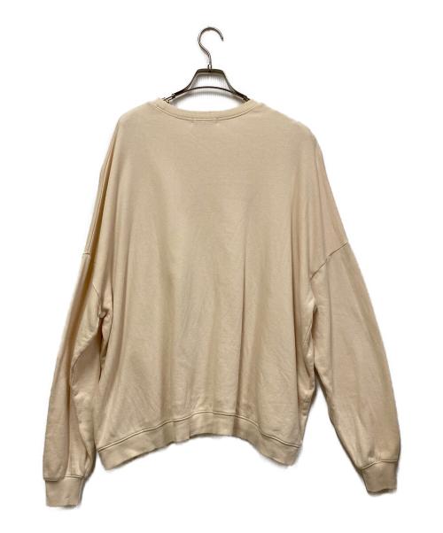 ordinary fits（オーディナリーフィッツ）Ordinary fits (オーディナリーフィッツ) 【FRENCH Bleu別注】ORDINARY FITS プリントスウェット アイボリーの古着・服飾アイテム