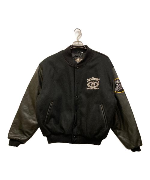 Golden Bear（ゴールデンベア）Golden Bear (ゴールデンベア) レザー切替スタジャン ブラック サイズ:SIZE Lの古着・服飾アイテム