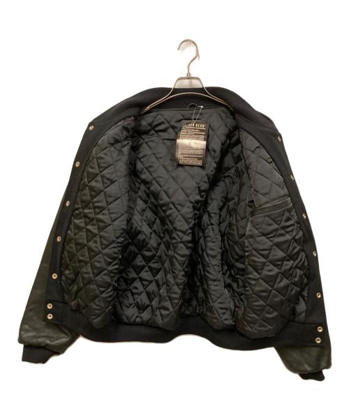 Golden Bear（ゴールデンベア）Golden Bear (ゴールデンベア) レザー切替スタジャン ブラック サイズ:SIZE Lの古着・服飾アイテム