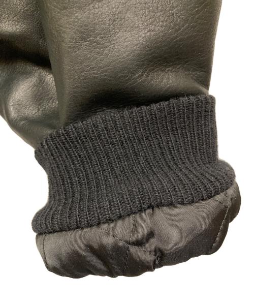 Golden Bear（ゴールデンベア）Golden Bear (ゴールデンベア) レザー切替スタジャン ブラック サイズ:SIZE Lの古着・服飾アイテム