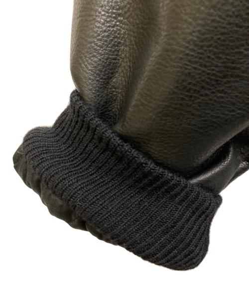 Golden Bear（ゴールデンベア）Golden Bear (ゴールデンベア) レザー切替スタジャン ブラック サイズ:SIZE Lの古着・服飾アイテム