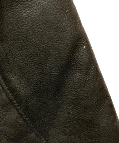 Golden Bear（ゴールデンベア）Golden Bear (ゴールデンベア) レザー切替スタジャン ブラック サイズ:SIZE Lの古着・服飾アイテム