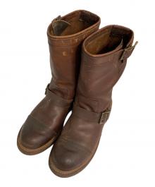 RED WING（レッドウィング）の古着「エンジニアブーツ」｜ブラウン