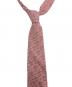 中古・古着 HERMES (エルメス) シルク総柄ネクタイ ピンク サイズ:表記なし：5000円