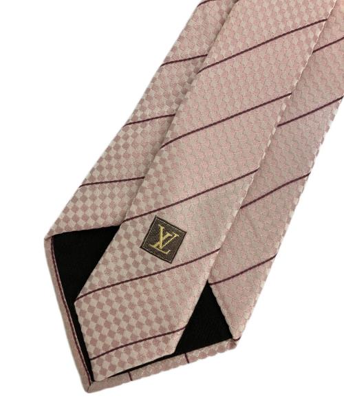 LOUIS VUITTON（ルイ ヴィトン）LOUIS VUITTON (ルイ ヴィトン) シルクネクタイ ピンク サイズ:表記なしの古着・服飾アイテム