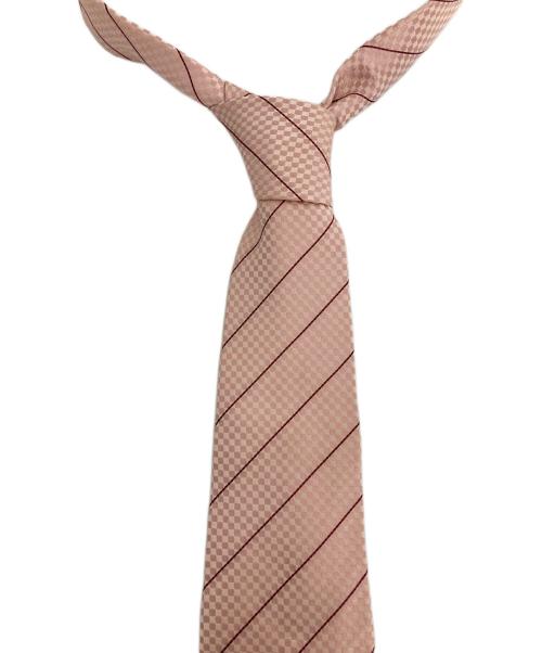 LOUIS VUITTON（ルイ ヴィトン）LOUIS VUITTON (ルイ ヴィトン) シルクネクタイ ピンク サイズ:表記なしの古着・服飾アイテム