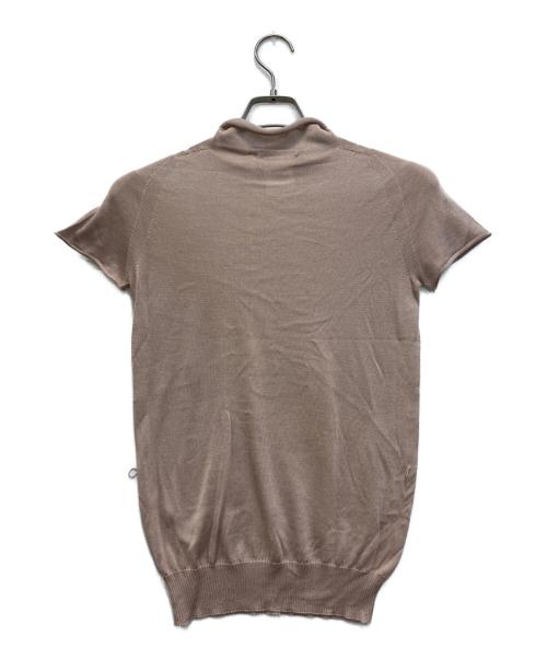 GUCCI（グッチ）GUCCI (グッチ) 半袖シルクニット ベージュ サイズ:Mの古着・服飾アイテム