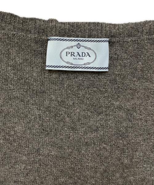 PRADA（プラダ）PRADA (プラダ) ニットベスト グレー サイズ:36の古着・服飾アイテム