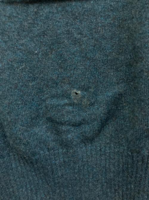 CHANEL（シャネル）CHANEL (シャネル) ココマークボタンカシミヤニットワンピース グリーン サイズ:SIZE 38の古着・服飾アイテム