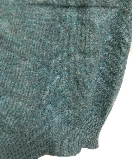 CHANEL（シャネル）CHANEL (シャネル) ココマークボタンカシミヤニットワンピース グリーン サイズ:SIZE 38の古着・服飾アイテム