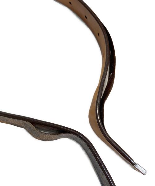 LOUIS VUITTON（ルイ ヴィトン）LOUIS VUITTON (ルイ ヴィトン) ダミエ サンチュールキャレ ベルト ブラウン サイズ:SIZE 90/36の古着・服飾アイテム