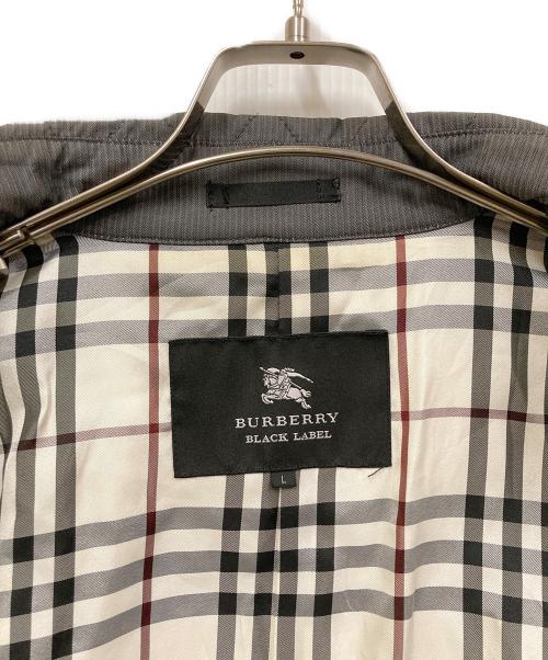 BURBERRY BLACK LABEL（バーバリーブラックレーベル）BURBERRY BLACK LABEL (バーバリーブラックレーベル) キルティングステンkラーコート グレー サイズ:SIZE Lの古着・服飾アイテム