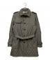 BURBERRY BLACK LABEL（バーバリーブラックレーベル）の古着「キルティングステンkラーコート」｜グレー