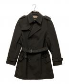 BURBERRY BLACK LABELバーバリーブラックレーベル）の古着「トレンチコート」｜ブラック