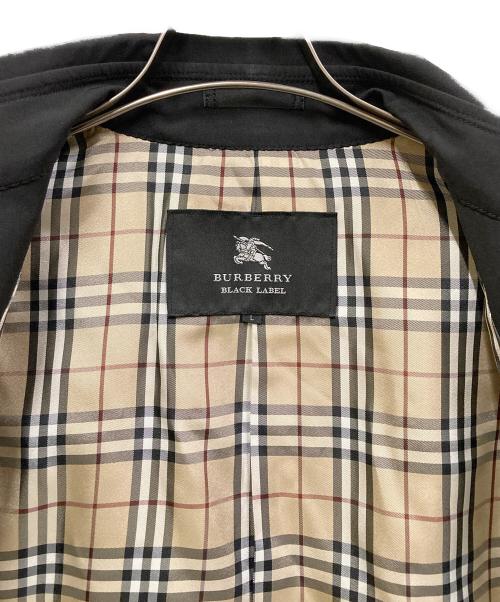 BURBERRY BLACK LABEL（バーバリーブラックレーベル）BURBERRY BLACK LABEL (バーバリーブラックレーベル) トレンチコート ブラック サイズ:SIZE Lの古着・服飾アイテム