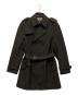 BURBERRY BLACK LABEL（バーバリーブラックレーベル）の古着「トレンチコート」｜ブラック