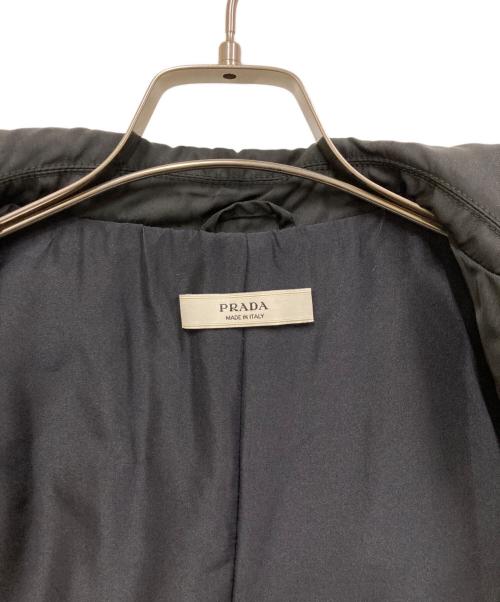 PRADA（プラダ）PRADA (プラダ) ナイロンパデッドコート ブラック サイズ:SIZE Mの古着・服飾アイテム