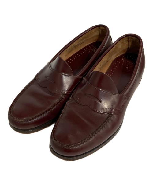 G.H.BASS&CO.（ジー・エイチ・バス・コー）G.H.BASS&CO. (ジー・エイチ・バス・コー) WEEJUNS PENNYローファー バーガンディー サイズ:9Eの古着・服飾アイテム