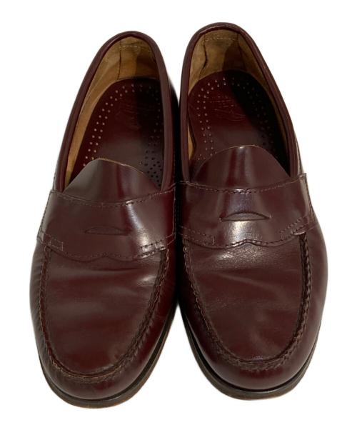G.H.BASS&CO.（ジー・エイチ・バス・コー）G.H.BASS&CO. (ジー・エイチ・バス・コー) WEEJUNS PENNYローファー バーガンディー サイズ:9Eの古着・服飾アイテム