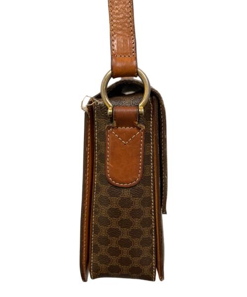CELINE（セリーヌ）CELINE (セリーヌ) オールドマカダム柄ショルダーバッグ ブラウンの古着・服飾アイテム