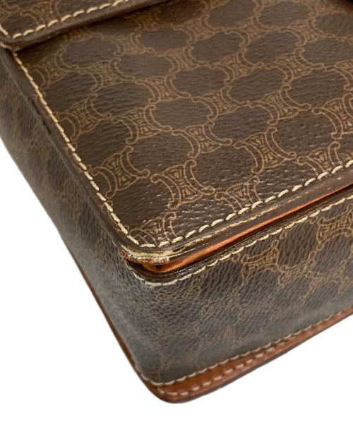 CELINE（セリーヌ）CELINE (セリーヌ) オールドマカダム柄ショルダーバッグ ブラウンの古着・服飾アイテム