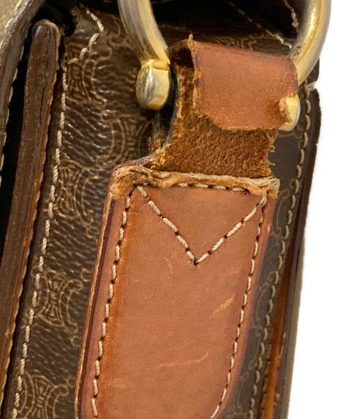 CELINE（セリーヌ）CELINE (セリーヌ) オールドマカダム柄ショルダーバッグ ブラウンの古着・服飾アイテム