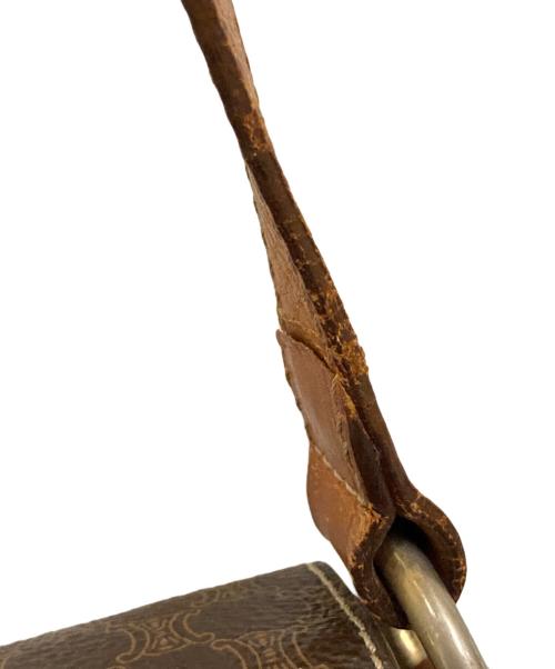 CELINE（セリーヌ）CELINE (セリーヌ) オールドマカダム柄ショルダーバッグ ブラウンの古着・服飾アイテム