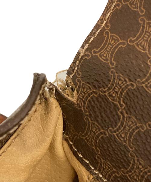 CELINE（セリーヌ）CELINE (セリーヌ) オールドマカダム柄ショルダーバッグ ブラウンの古着・服飾アイテム