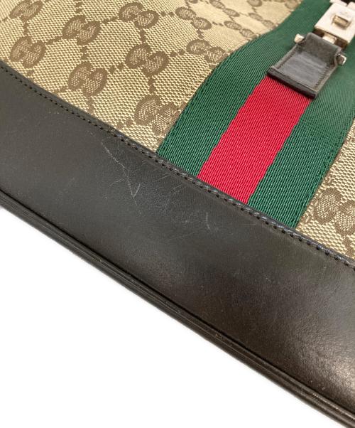 GUCCI（グッチ）GUCCI (グッチ) シェリーラインGGキャンバスワンショルダーバッグ ベージュ サイズ:表記無しの古着・服飾アイテム