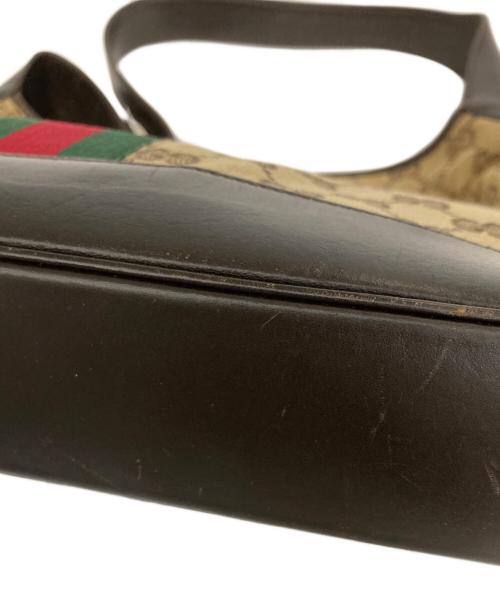 GUCCI（グッチ）GUCCI (グッチ) シェリーラインGGキャンバスワンショルダーバッグ ベージュ サイズ:表記無しの古着・服飾アイテム