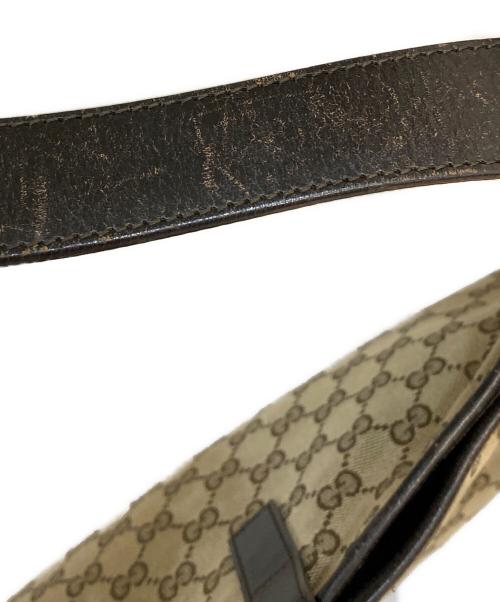 GUCCI（グッチ）GUCCI (グッチ) シェリーラインGGキャンバスワンショルダーバッグ ベージュ サイズ:表記無しの古着・服飾アイテム