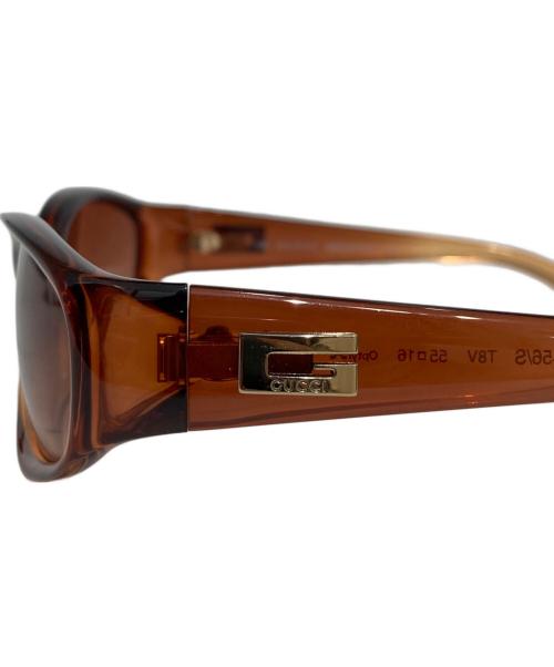 GUCCI（グッチ）GUCCI (グッチ) サングラス ブラウンの古着・服飾アイテム