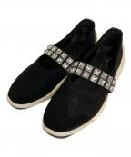 GIUSEPPE ZANOTTIジュゼッペザノッティ）の古着「クリスタル装飾パンプス」｜ブラック