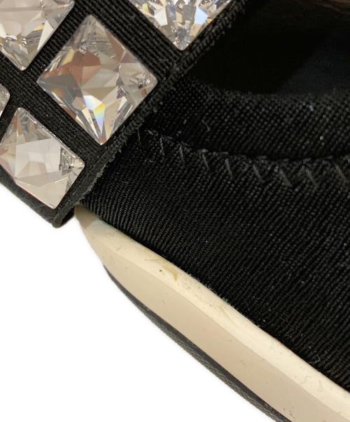 GIUSEPPE ZANOTTI（ジュゼッペザノッティ）GIUSEPPE ZANOTTI (ジュゼッペザノッティ) クリスタル装飾パンプス ブラック サイズ:38の古着・服飾アイテム