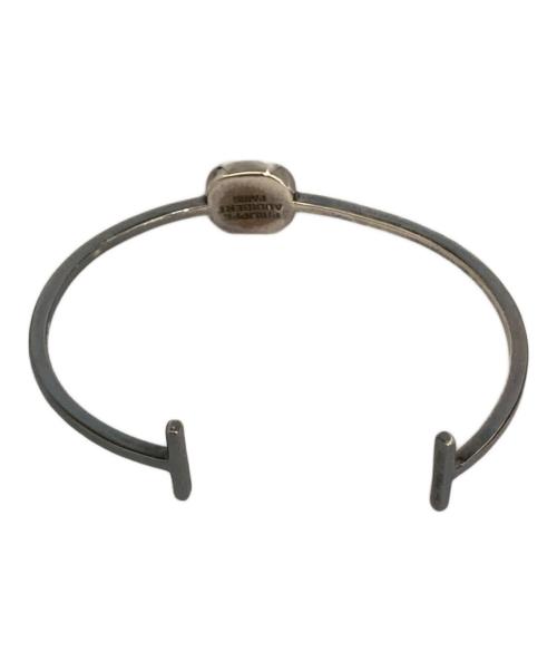 philippe audibert（フィリップオーディベール）PHILIPPE AUDIBERT (フィリップオーディベール) ネイティブバングル シルバー×グリーン サイズ:表記なしの古着・服飾アイテム