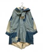 MACPHEEマカフィー）の古着「再構築デニムモッズコート」｜ブルー