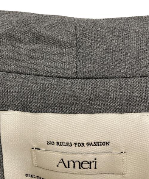Ameri（アメリ）AMERI (アメリ) WAVE SWITCHING CONSTRUCTIVE JACKET グレー サイズ:SIZE XSの古着・服飾アイテム