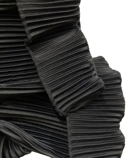 kotohayokozawa（コトハヨコザワ）kotohayokozawa (コトハヨコザワ) プリーツジップアップドレス ブラック サイズ:-の古着・服飾アイテム