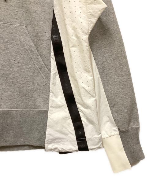 NIKE（ナイキ）NIKE (ナイキ) sacai (サカイ) 20AW NRG HOODIE グレー サイズ:XSの古着・服飾アイテム