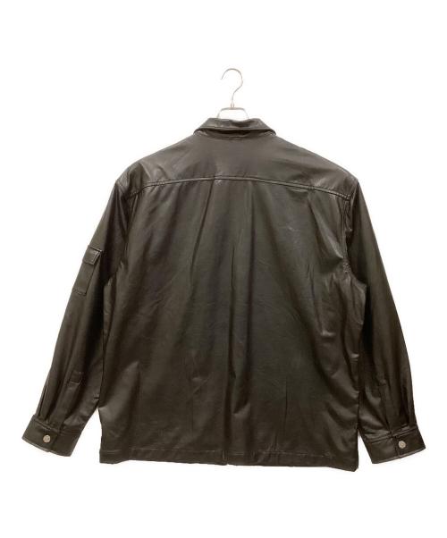 Calvin Klein Jeans（カルバンクラインジーンズ）Calvin Klein Jeans (カルバンクラインジーンズ) L/S ZIP FRONT JACKET ブラック サイズ:SIZE XLの古着・服飾アイテム