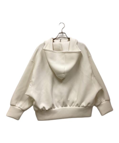 Snidel（スナイデル）Snidel (スナイデル) ジップパーカー ホワイト サイズ:SIZE Freeの古着・服飾アイテム