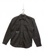 Denhamデンハム）の古着「G-6 OVERSHIRT CCR」｜チャコールグレー