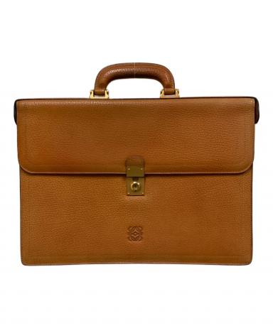 中古・古着通販】LOEWE (ロエベ) アナグラム柄レザーブリーフケース