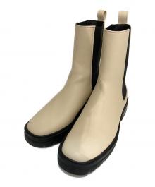 Le Talon GRISE（ル タロン グリーズ）の古着「GRISEチェルシーブーツ」｜アイボリー