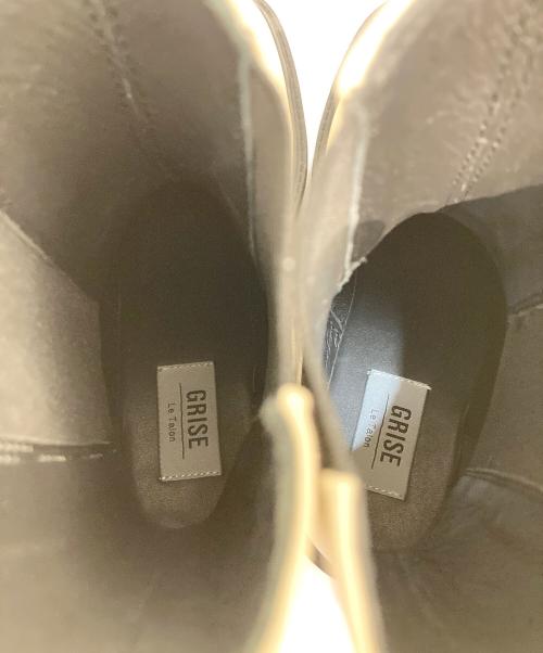 Le Talon GRISE（ル タロン グリーズ）Le Talon GRISE (ル タロン グリーズ) GRISEチェルシーブーツ アイボリー サイズ:SIZE Mの古着・服飾アイテム