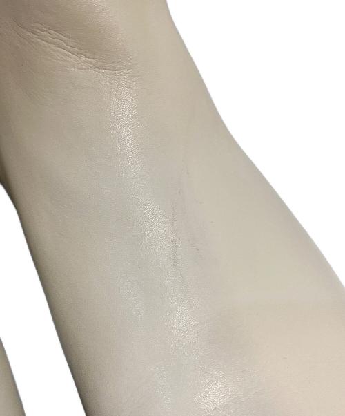 Le Talon GRISE（ル タロン グリーズ）Le Talon GRISE (ル タロン グリーズ) GRISEチェルシーブーツ アイボリー サイズ:SIZE Mの古着・服飾アイテム