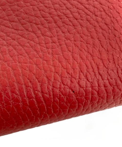 GUCCI（グッチ）GUCCI (グッチ) GGマーモントコンパクトウォレット レッド サイズ:表記なしの古着・服飾アイテム